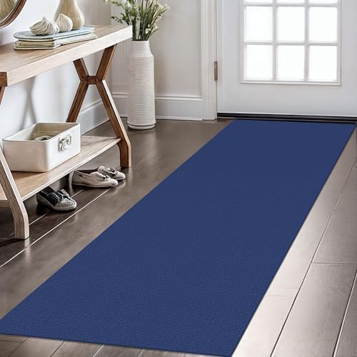 KOZYFLY 2x6 Runner Rug, Washable Non Slip Kitchen Hallway Rug, Royal Blue by KOZYFLY