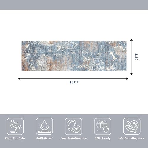 3x10ft Washable Hallway Runner Rug - Image 2