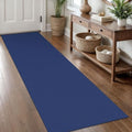 KOZYFLY 2x8 Runner Rug, Washable Non Slip Kitchen Hallway Rug, Royal Blue by KOZYFLY