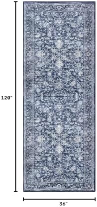 KILOCOCO Runner for Hallway 3x10 ft Washable Runner Non-Slip Rug - Image 2