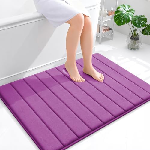 OLANLY Memory Foam Large Bath Mat 40x32, Super Soft Absorbent Bathroom Rugs by OLANLY