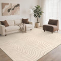GENIMO Beige Rug 6x9 Washable Area Rugs by GENIMO