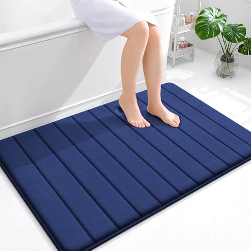 OLANLY Memory Foam Large Bath Mat 44x32, Super Soft Absorbent Bathroom Rugs by OLANLY