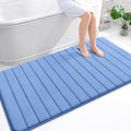 OLANLY Memory Foam Large Bath Mat 59x34, Super Soft Absorbent Bathroom Rugs by OLANLY