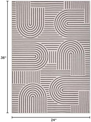 ROYHOME Modern 2x3 Washable Rugs - Image 2