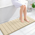 OLANLY Memory Foam Long Bathroom Rugs Runner 47x17, Super Soft Absorbent by OLANLY