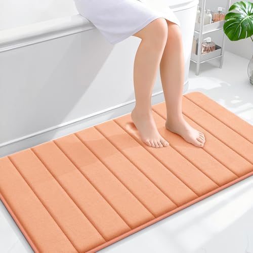 OLANLY Memory Foam Long Bathroom Rugs Runner 44x24, Super Soft Absorbent by OLANLY