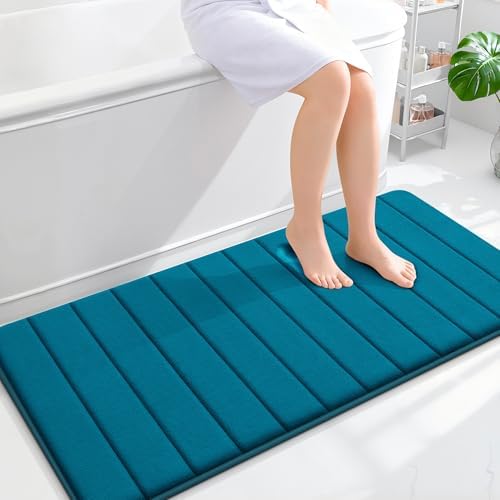 OLANLY Memory Foam Long Bathroom Rugs Runner 47x24, Super Soft Absorbent by OLANLY
