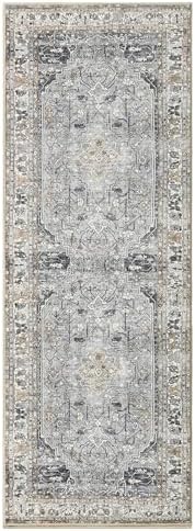 Keen Home Design Vintage Washable Runner Rug, Non-Slip Low Pile - Image 3