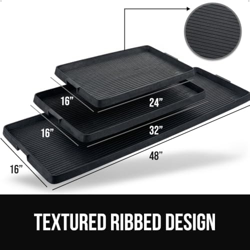 GORILLA GRIP Boot Tray for Shoes, Natural Rubber Door Mat, 24x16 Black - Image 2