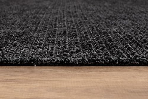 Beverly Rug Easy Jute Rug 4x6 Solid Washable Durable Outdoor Indoor Area Rugs - Image 6