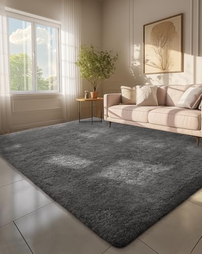 Ophanie 6x9 Area Rugs, Upgrade Non-Slip Fluffy Soft Rugs by Ophanie