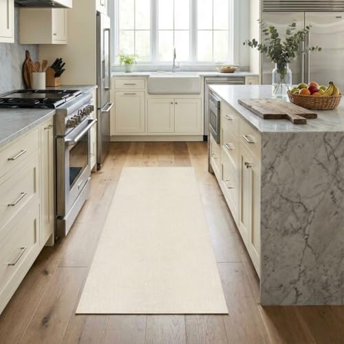 Garvee Textured Entryway Rugs 2x6 Modern Solid Washable Runner Rug - Image 2