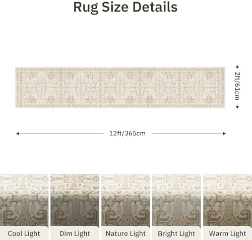 Hallway Washable Runner Rug 2x12 - Image 2