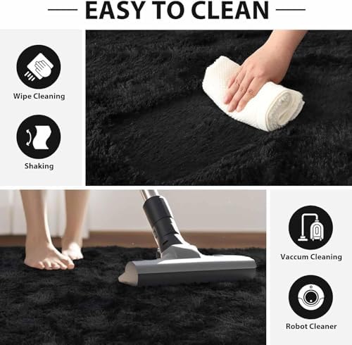 FinRèc Home 4x6 Non-Slip Fluffy Area Rugs - Image 5