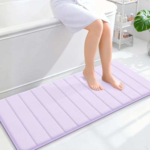 OLANLY Memory Foam Long Bathroom Rugs Runner 47x20, Super Soft Absorbent by OLANLY