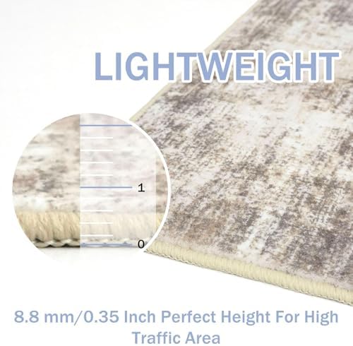 IOHOUZE Abstract Runner Rug 3x6 Ft Washable Runners - Image 6