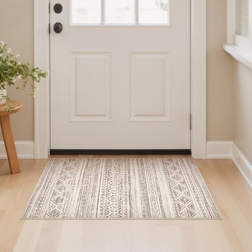 cotiled Washable 2x3 Entryway Rugs: Boho Moroccan Soft Small Rug - Image 5