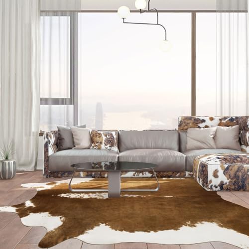 BENRON Faux Cowhide Rug, Cow Print Rug - Image 5