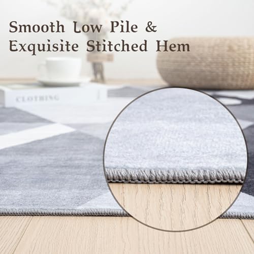 HOMFINE Washable Modern Area Rug - Image 4