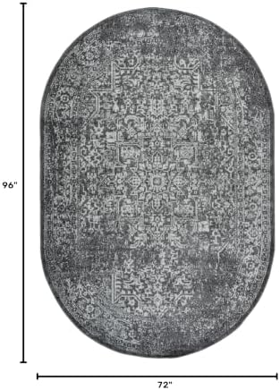 SAFAVIEH Evoke Oval Rug 6x8 - Image 2