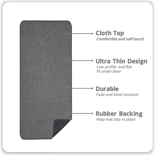 Bath Mat, Ultra Thin Bathroom Runner Rugs, Large Bath Mats - Image 2