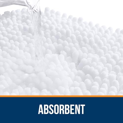 OLANLY Bathroom Rugs 32x20, Extra Soft Absorbent Chenille Bath Rugs - Image 4
