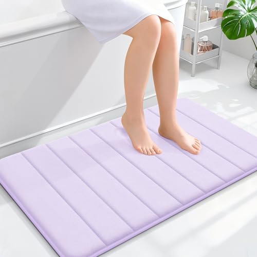 OLANLY Memory Foam Bath Mat 36x24, Super Soft and Absorbent Bathroom Rugs by OLANLY