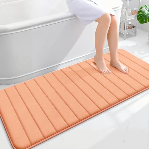 OLANLY Memory Foam Long Bathroom Rugs Runner 59x24, Super Soft Absorbent by OLANLY