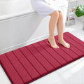OLANLY Memory Foam Long Bathroom Rugs Runner 47x24, Super Soft Absorbent by OLANLY
