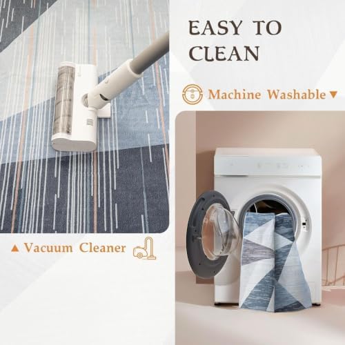 HOMFINE Washable Modern Area Rug - Image 7