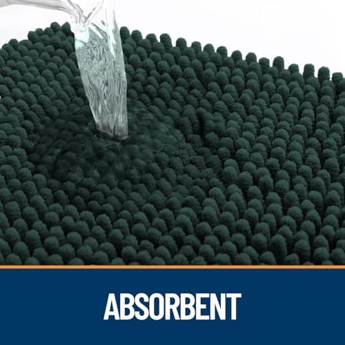 OLANLY Dog Door Mat for Muddy Paws 54x32, Super Absorbent Chenille Mud Mat - Image 3