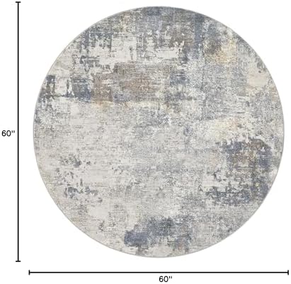 UERMEI 5ft Round Area Rug Living Room Rugs - Image 2