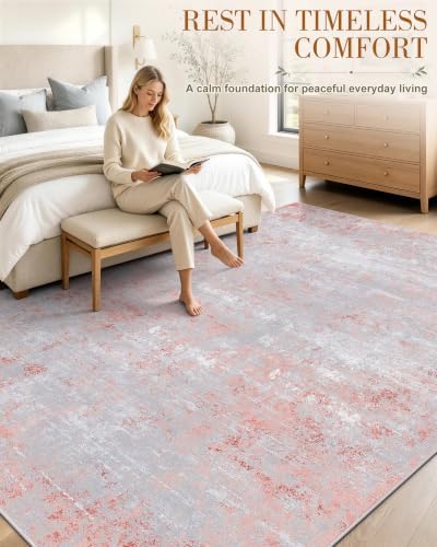 OLANLY 5x7 Washable Area Rug, Soft Non Slip Carpet - Image 3