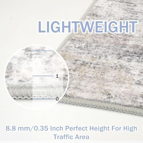 IOHOUZE Abstract Area Rug 3x4 Ft Washable Rugs - Image 4