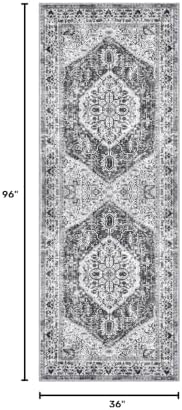 KOZYFLY Runners for Hallways 3x8 Ft Washable Kitchen Runner Rug Boho Runner Rug - Image 2
