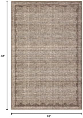 GarveeHome 4x6 Rug Non-Slip Washable Low-Pile Carpet - Image 2