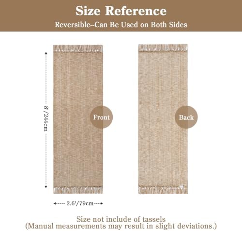Collive Long Hallway Runner Rug 2.6' x 8', Washable Runner Indoor Entryway Rug - Image 2