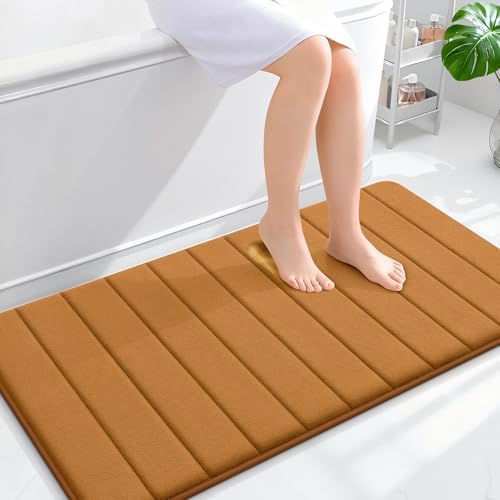 OLANLY Memory Foam Long Bathroom Rugs Runner 44x24, Super Soft Absorbent by OLANLY