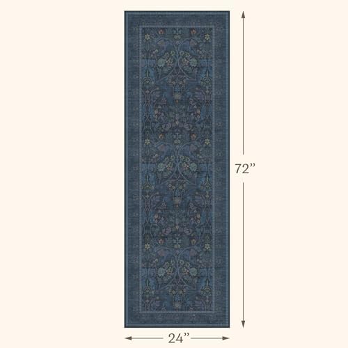 Small Oriental Runner 2x6 Kitchen Runner Rugs Non Slip, Bathroom - Image 2