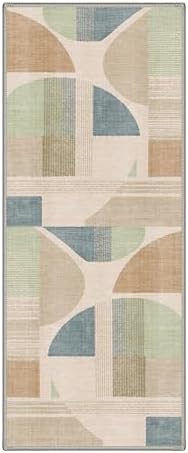 BEIMO 2x8 Washable Runner Rugs, Neutral Mid Century Modern Rug - Image 3