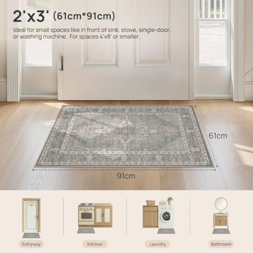 Tortania Area Rug 2x3 Doormat - Image 2