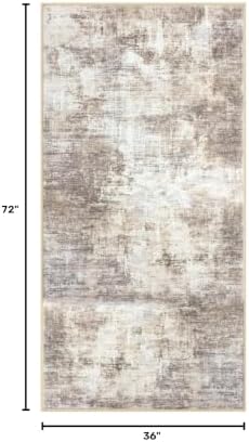 IOHOUZE Abstract Runner Rug 3x6 Ft Washable Runners - Image 2