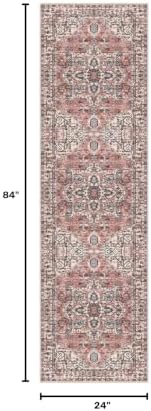 KOZYFLY Runners for Hallways 2x7 Ft Washable Kitchen Runner Rug Boho Runner Rug - Image 2