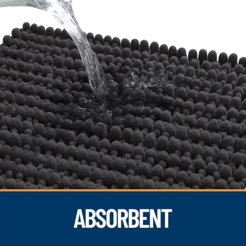 OLANLY Dog Door Mat for Muddy Paws 48x30, Ultra-Absorbent Chenille Mud Mat - Image 4