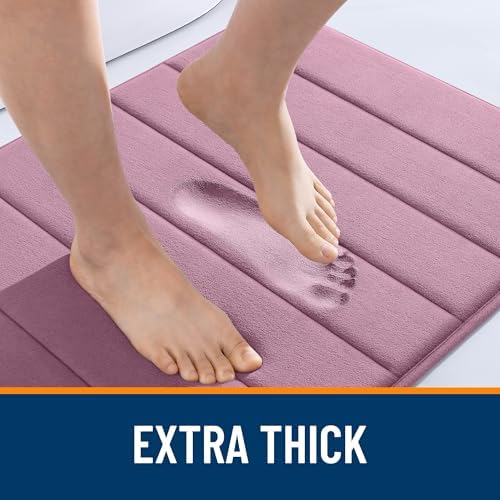 OLANLY Memory Foam Long Bathroom Rugs Runner 47x24, Super Soft Absorbent - Image 6
