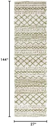SAFAVIEH Arizona Shag Collection Runner Rug - Image 2