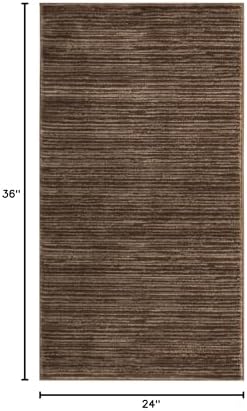 SAFAVIEH Vision Accent Rug 2x3, Modern Tonal Brown VSN606E - Image 2