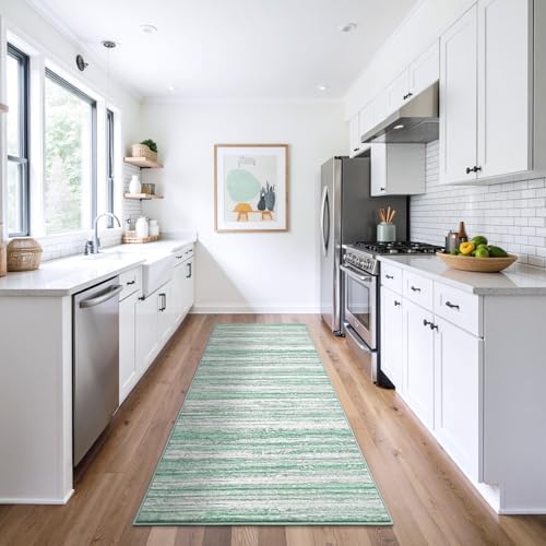 Chicrug 2x6 Green Washable Runner Rug - Image 3