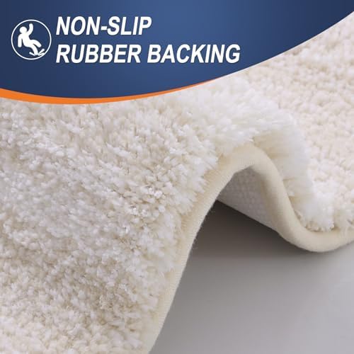 OLANLY Large Bathroom Rugs 50x30, Extra Soft Absorbent Microfiber Bath Rugs - Image 5